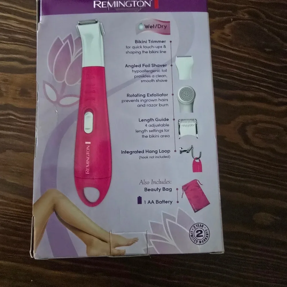 Remington Smooth & Silky Body and Bikini Kit WPG4020 Pink White Wet Dry Shaver